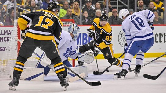 Top line struggles in loss to Leafs, coaches 'trying to help them through the process' taken at PPG Paints Arena (Penguins)